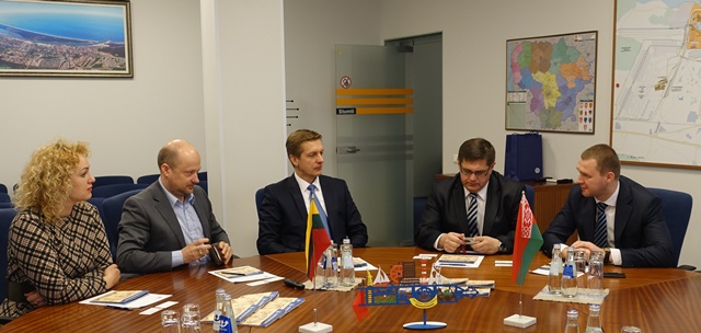 Uosto direkcijoje – Baltarusijos diplomatų viešnagė